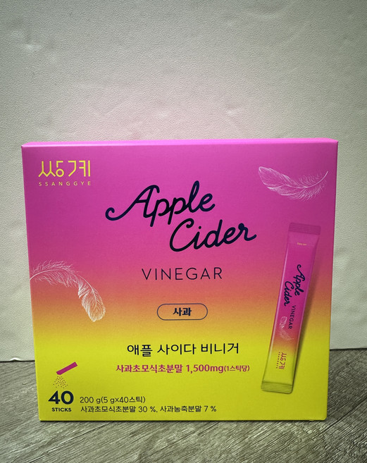 SSANG GYE 蘋果醋飲品 200g (5gx40包)