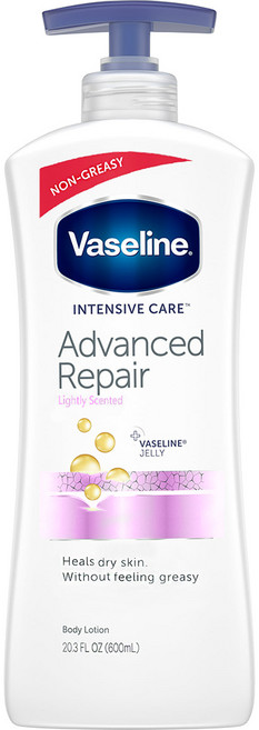 【Vaseline 凡士林】身體潤膚乳液-修復淡香, 1個, 600ml