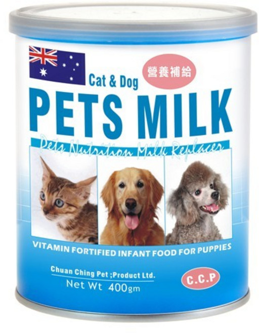 C.C.P 營養強化奶粉 400g 寵物奶粉 犬貓皆適用的每日營養補充 全方位營養保健, 1個