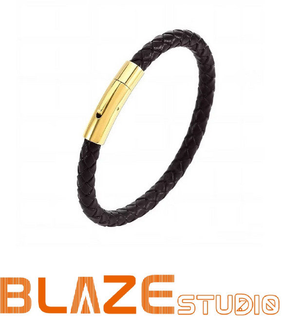 BLAZE 編織皮繩手鍊