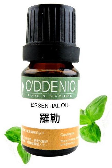 O'DDENIO 歐丹尼 羅勒純精油 單方精油, 1個, 30ml