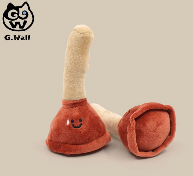 G.Well 馬桶塞毛絨掛飾, 1個, 馬桶塞鑰匙圈, N/A