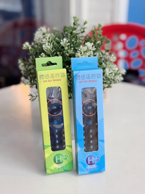 HAOYU 體感操作 無線連接 多功能合一, 1個, HY-Air FLY Mouse語音體感遙控#電視盒配件#B0019
