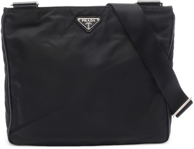 프라다 중고 2010's 레더 나일론 숄더 백