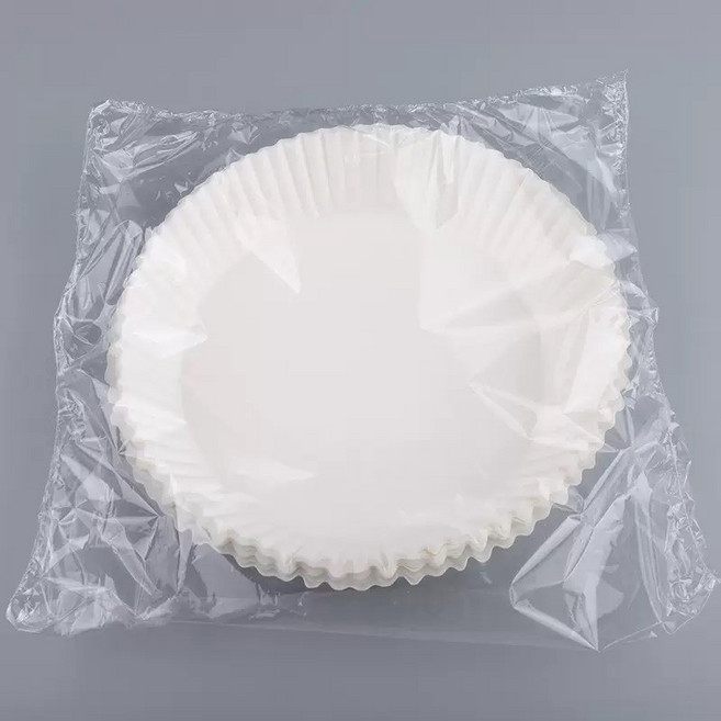 氣炸鍋烘焙紙 圓形烘焙紙 吸油紙 食品調理紙, 1個, 白色5包