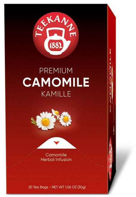 TEEKANNE Premium Camomile 洋甘菊草本茶 無咖啡因, 1個, 1.5g, 20個裝