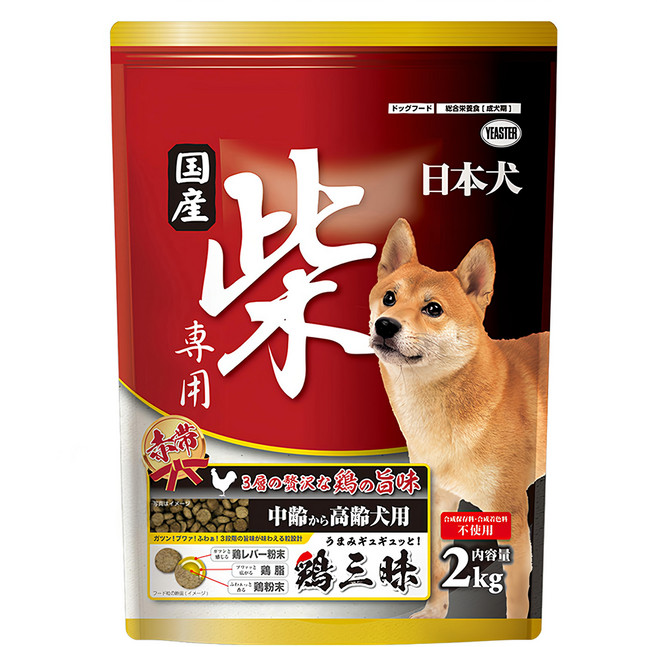 YEASTER 易思達 中高齡犬 赤帶乾飼料 日本犬柴專用, 1袋