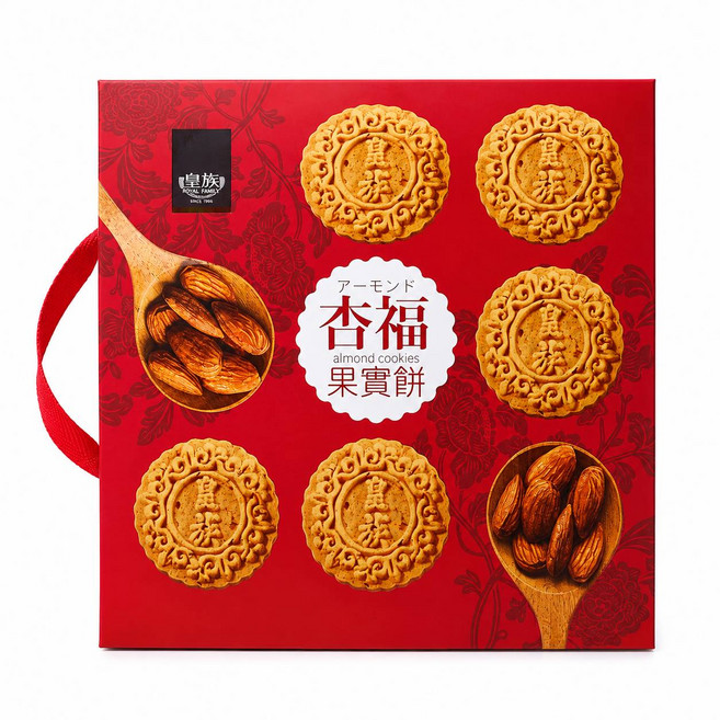 皇族 杏福 果實餅, 400g, 1箱