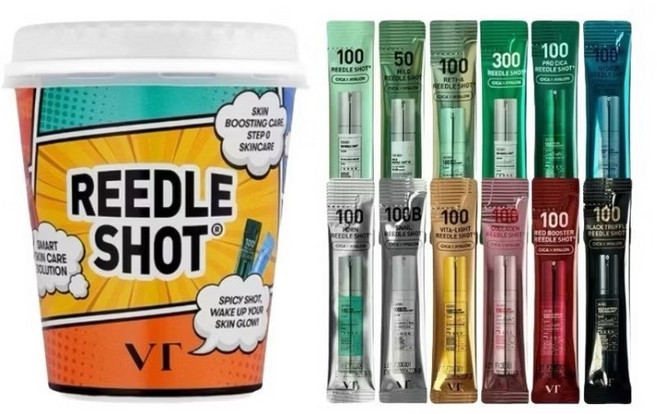 VT Reedle Shot 導入精華 多種濃度選擇, 1套