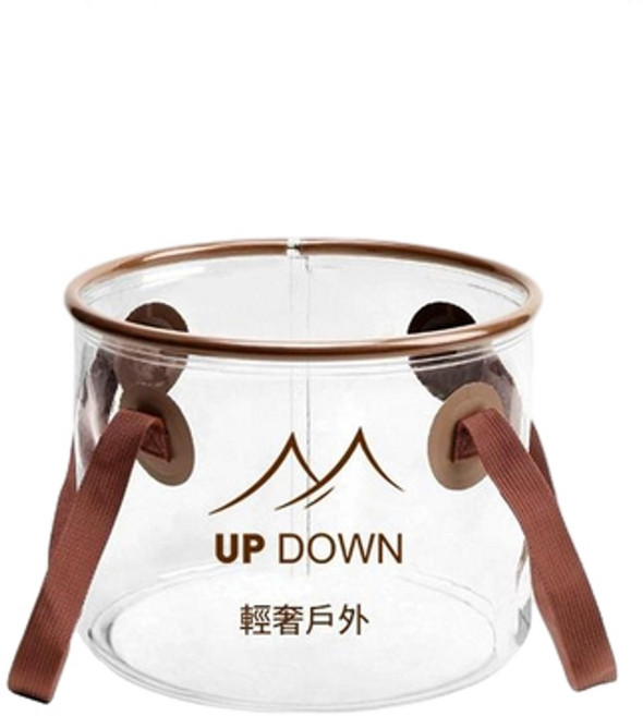 UPDOWN 戶外折疊水桶 便攜儲水箱, 20L可視款, 1個