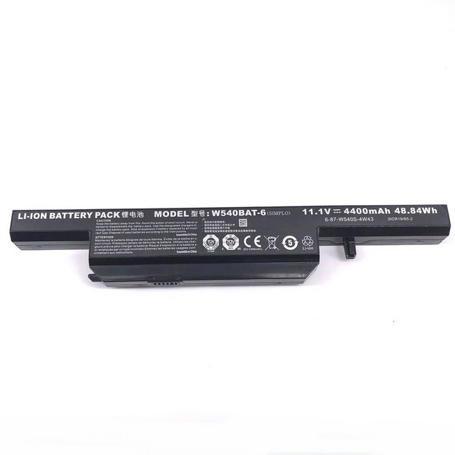技嘉 W540BAT-9 適用於 Q2552M Aquado M1519 K680E-G 高效能筆記型電腦電池, 1個, W540BAT-6 電池-保固一年
