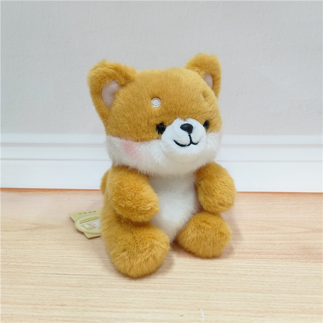 解壓豆袋玩偶 - 三花貓, 13釐米解壓掌中寶豆袋公仔系列 - 柴犬, 1個, 1cm