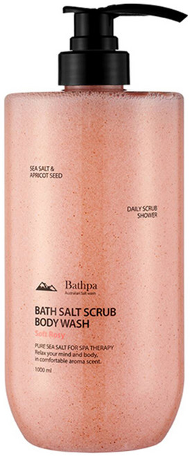 Bathpa 海鹽磨砂沐浴露, 1組, Soft Rosy