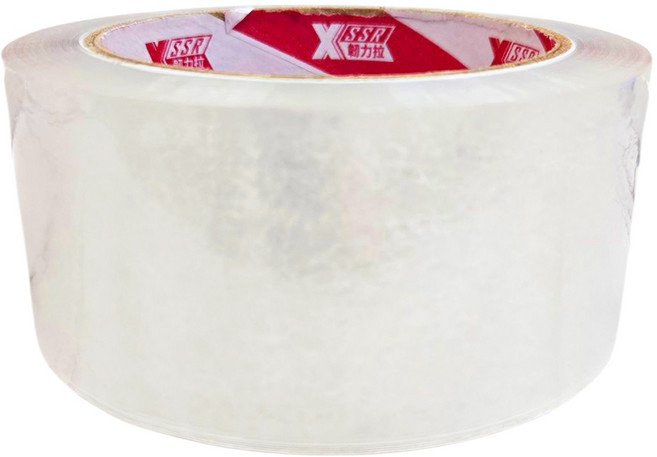 透明封箱膠帶 OPP 文具 韌易拉 透明度高 黏性強, 1個, 【一般黏40u】48mm*90Y, 透明