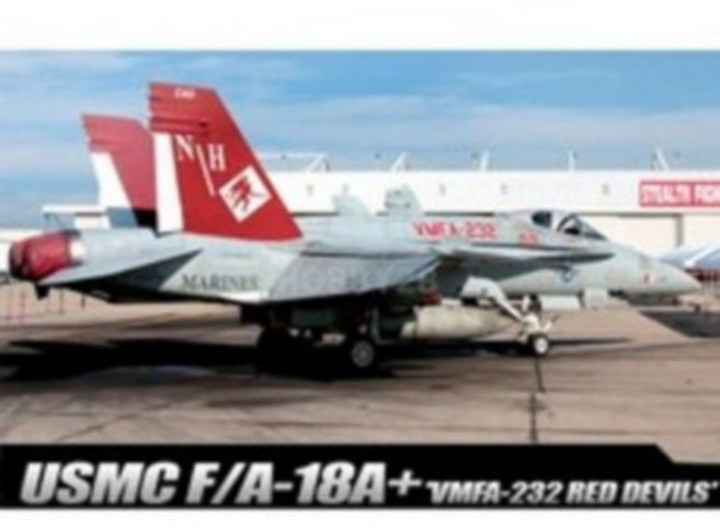 1:72 美國海軍陸戰隊 FA-18A+ VMFA-232 紅魔鬼 塑膠模型 戰鬥機, AC12520