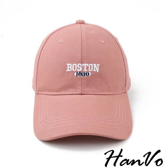 HanVo 美式棒球帽 加寬加深立體刺繡復古女帽 C01-8195