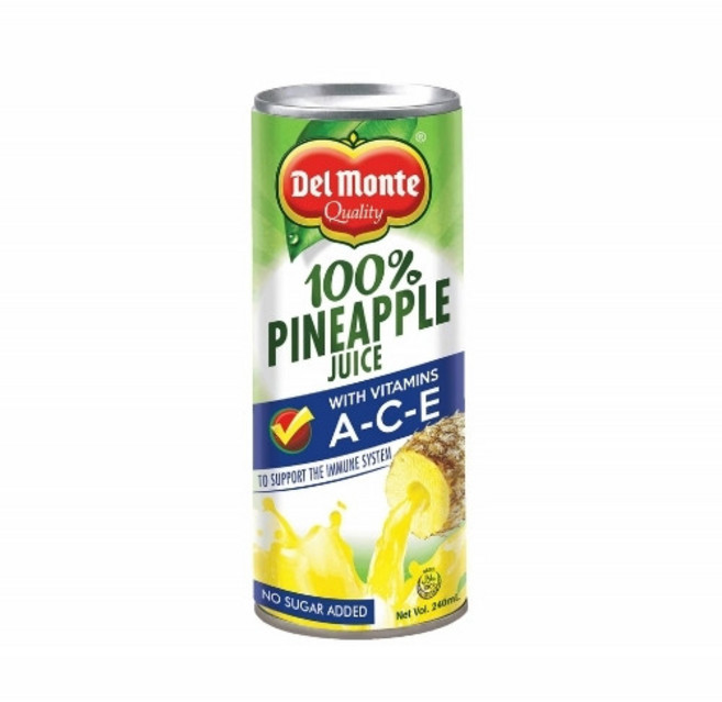 DEL MONTE 鳳梨果汁 無添加糖 含維生素A-C-E, 1個