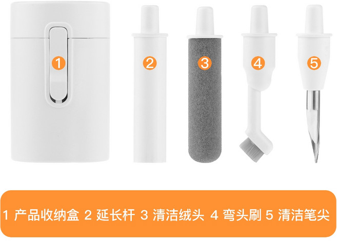 OPTOP Q20 耳機清潔組 多功能清潔 手機/鍵盤/筆電適用, 1個