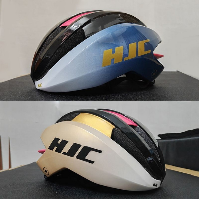 【開發票/統編】自行車安全帽 公路車/登山車通用 輕量化專業騎行頭盔, 07 藍粉金HJC,L, 1個