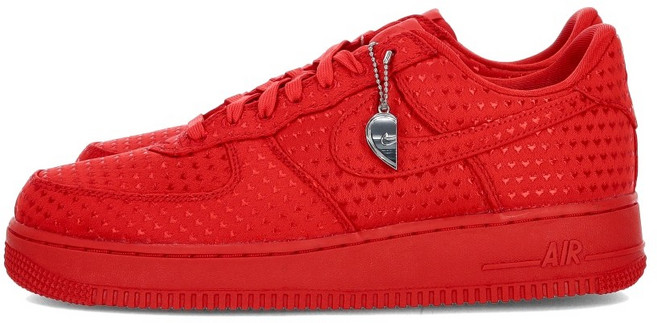 Nike Air Force 1 Low 男鞋 大學紅色 紡織鞋面 緩震 休閒鞋