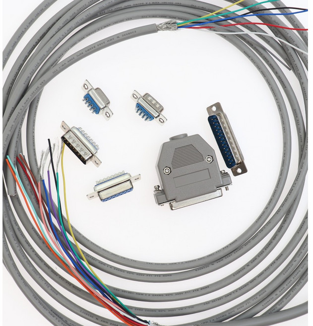 22AWG UL2464 雙隔離電腦控制電纜, 1個, 22AWG/ 16芯 (1公尺/米), 1米, 16芯