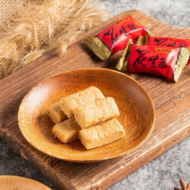 台南佳里 泰興肉脯 澎湖花生酥, 180g, 1個, 花生酥