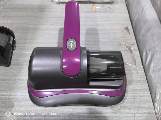 無線大功率吸塵器手持藍光牀上沙發除蟎儀一機多用新品大吸力, 高級噴漆, 紫黑色