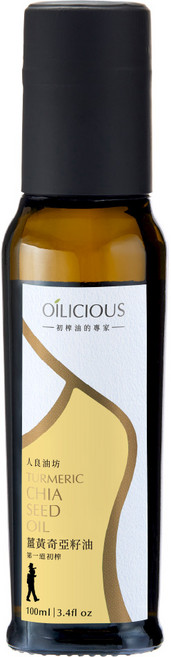 人良油坊 OÍLICIOUS 第一道冷壓初榨亞麻仁油 100ml 可生飲涼拌 滋潤調理, 1個