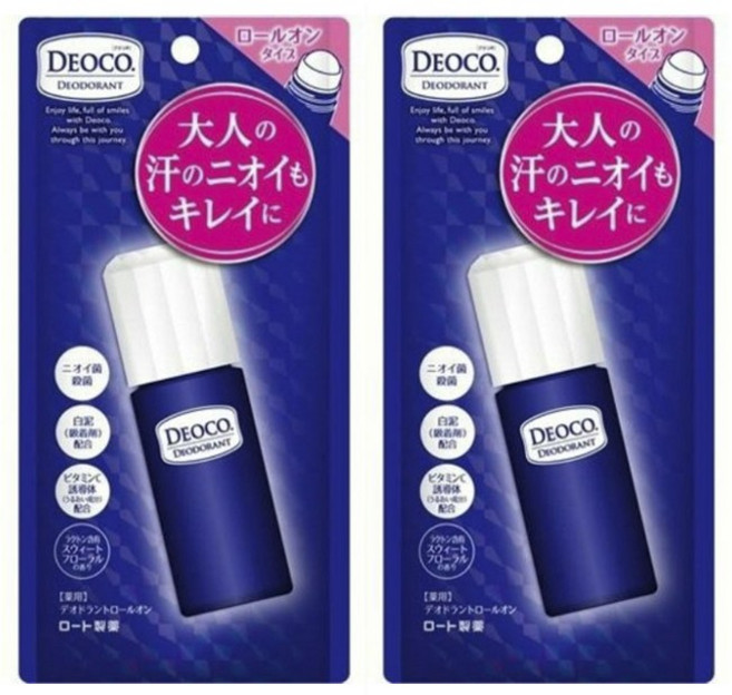 樂敦 Deoco 體香劑 滾珠型, 2個, 30ml