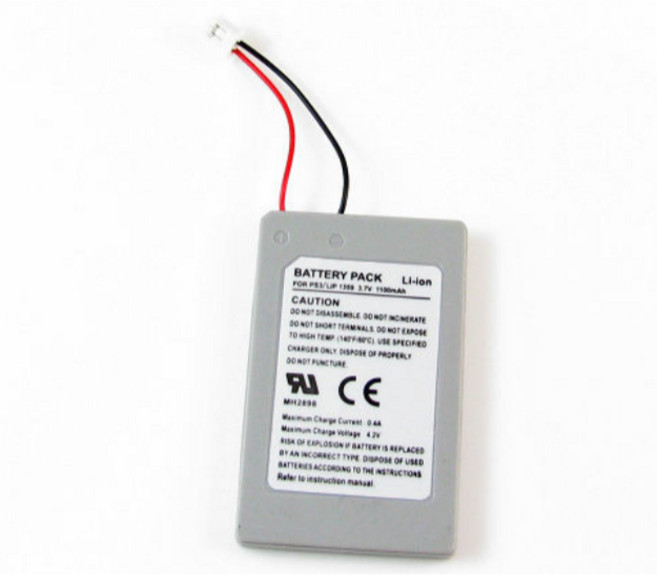 PS3遊戲機搖桿充電電池 3.7V 1500mAh, 1個
