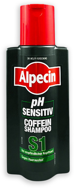 德國Alpecin-強健髮根控油無矽靈咖啡因洗髮凝露-S1溫和型, 1件, 250ml, S1溫和型