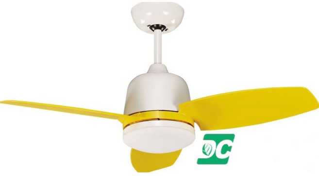 吊扇36吋 DC吊扇 直流變頻 炫黃 付 LED 16瓦 遙控