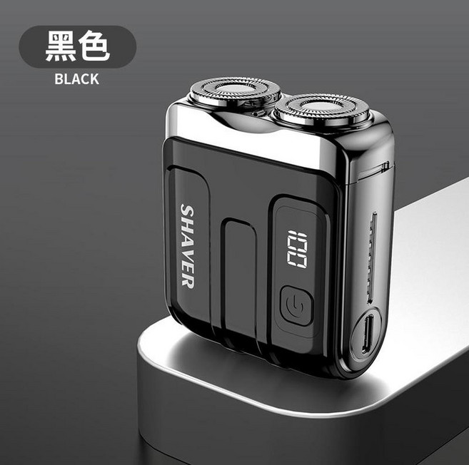 R18升級數顯款沙漠金 靜音數顯電動剃鬚刀, R18升級數顯款黑色, 如圖