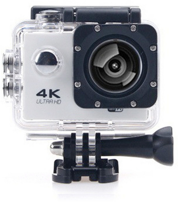 4K運動相機 防水戶外攝影機, 白色, 如圖