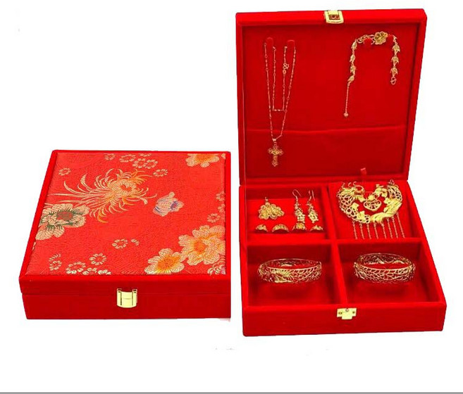 孟之坊 結婚金飾盒 手飾盒 婚禮小物 結婚用品 吃茶禮盒