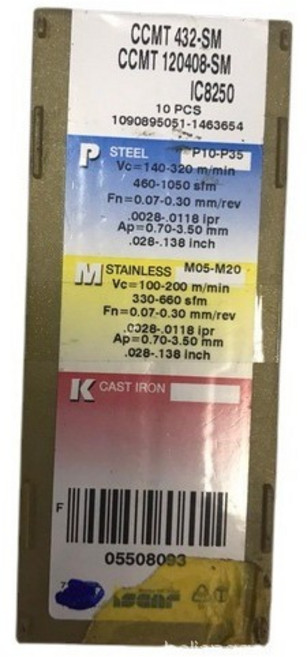 ISCAR 伊斯卡 車刀片 CCMT09T302-PF IC807, 1個