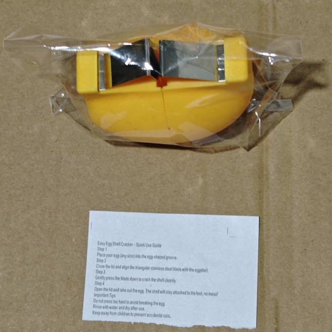 DFMEI 打蛋器開蛋殼器雞蛋開殼分離器家用廚房烘培工具廚房工具, 1個, 單個安裝好含說明書:如圖