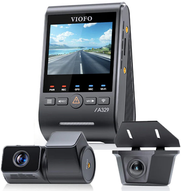 VIOFO A329TW 3CH 三鏡頭 4K行車記錄器 防水 STARVIS 2 IMX678 台灣代理