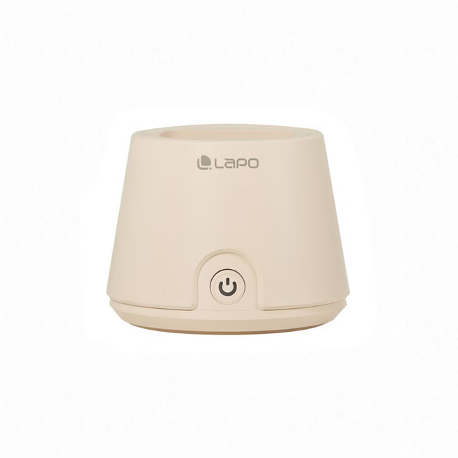 LAPO USB 攜帶式風扇, 米色, LF-03 專用桌上充電座