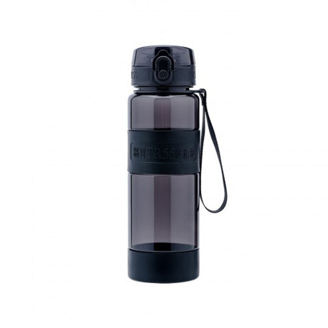 鍋寶 TR55健康瓶800ml 附長短揹帶 七色可選, 黑色, 1個, 800ml