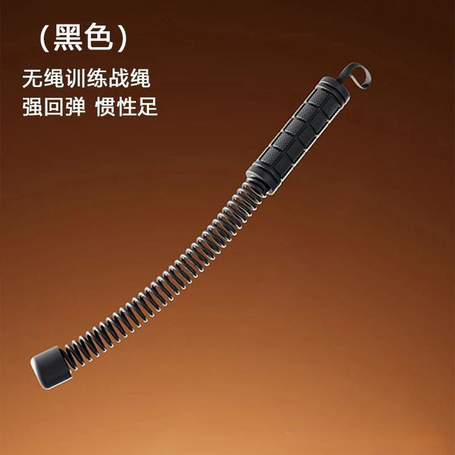 新款無繩戰繩神器 體能訓練繩, 1個, 黑色 單個【轰炸手臂/肩背/核心/臀腿】