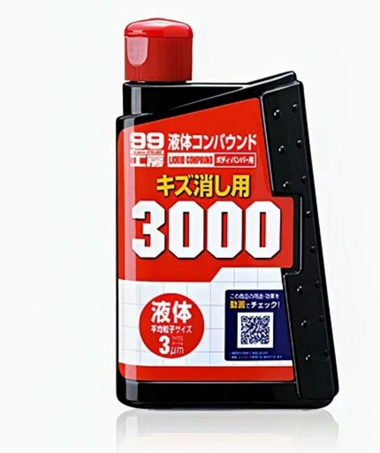 SOFT99 B655 粗蠟9800 B656 300ml 粗蠟專用泡棉2入 S430 漆面拋光.除劃痕, 1個, 粗蠟3000*1