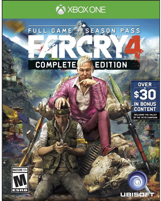 UBISOFT 極地戰嚎 4 完整版 XBOX ONE 遊戲片 包含主遊戲與季票 豐富額外內容, 現貨全新, FAR CRY 4 COMPLETE EDITION