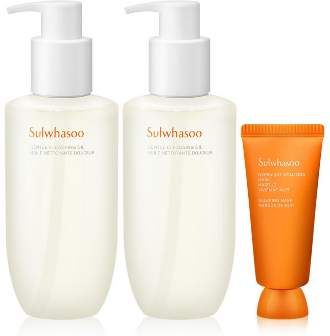 설화수 순행클렌징오일 200ml 2개 + 여윤팩 35ml 추가증정 new 워터프루프 메이크업 피지 모공 저자극