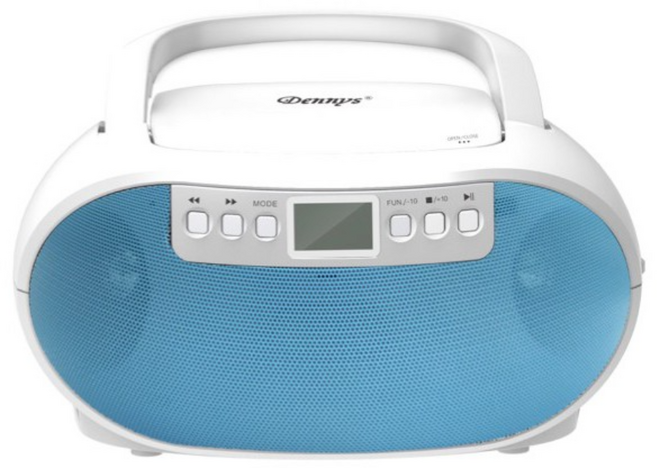 Dennys丹尼斯 手提CD/MP3/USB/收音機(MCD-313/MCD-314/MCD-316/MCD-317) - 多功能播放 方便攜帶, 藍色
