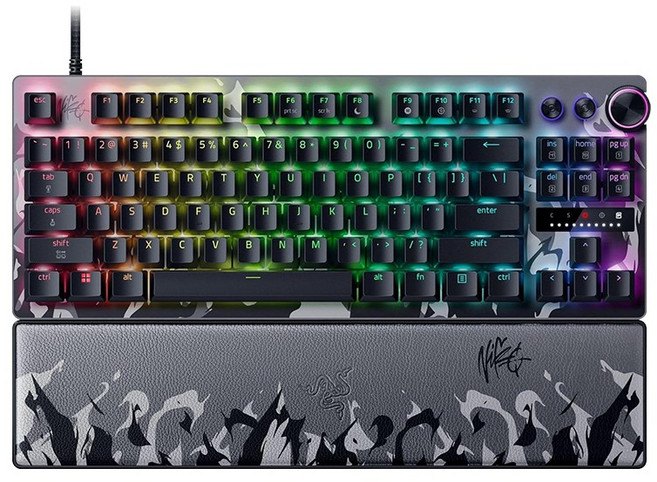 Razer 雷蛇 Huntsman V3 Pro TKL 8K 獵魂光蛛 NiKo聯名 零延遲 機械鍵盤 光軸 電競鍵盤, NIKO, 主商品, 機械軸