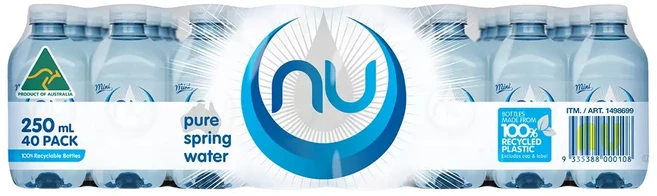 nu-pure 天然泉水, 250ml, 40個