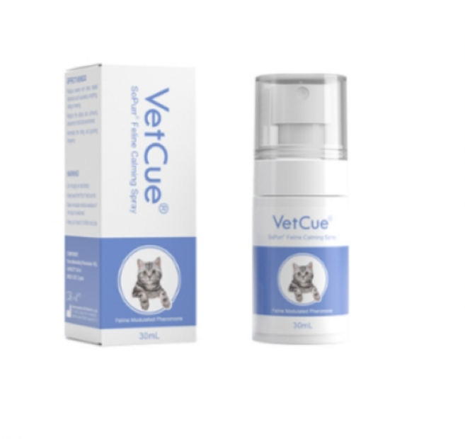 VetCue® 舒普貓咪舒緩噴劑 貓咪費洛蒙 30mL, 1個