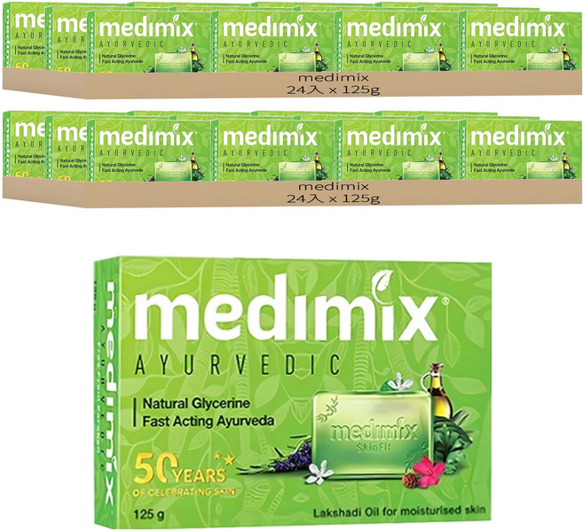 medimix 綠寶石皇室藥草浴美肌皂 寶貝, 125g, 48個