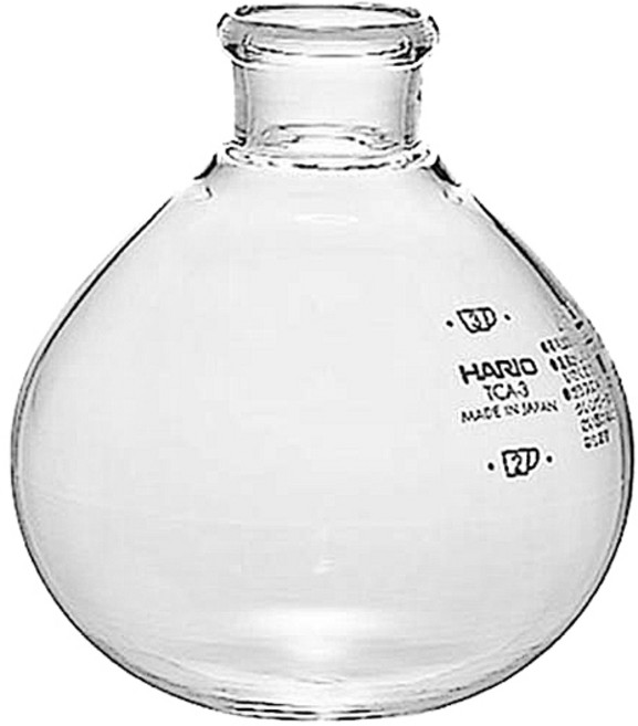 HARIO 虹吸式咖啡壺 TCA-3 下座 BL-TCA-3, 透明, 1個